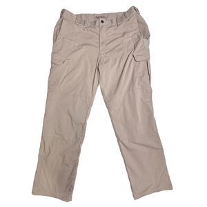 5.11 Tactical Ripstop Pants Mens Size 38x31 Khaki Cargo Utility Military Style